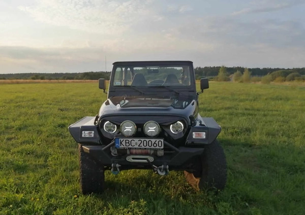 Jeep Wrangler cena 46000 przebieg: 300000, rok produkcji 1999 z Brok małe 46